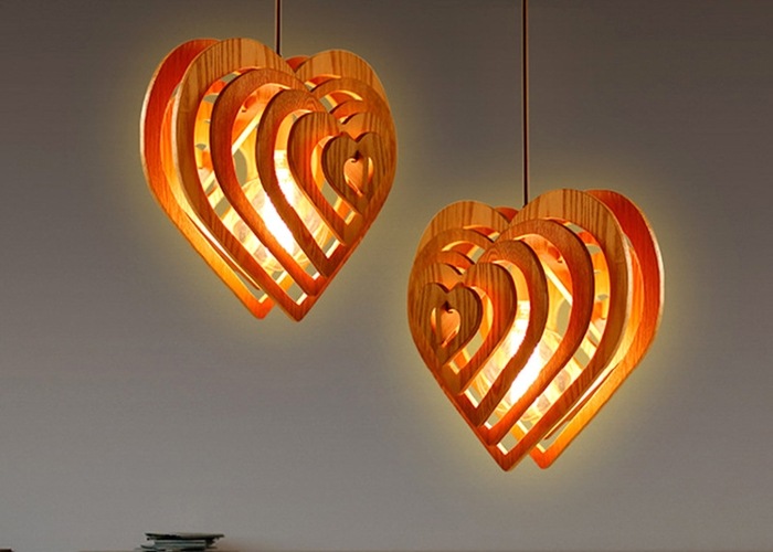 wooden lamp