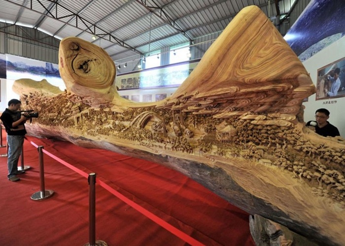 wooden carving
