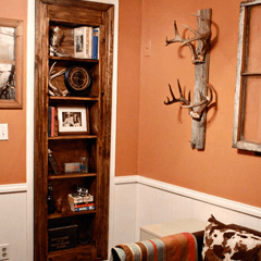 built in bookcase plans