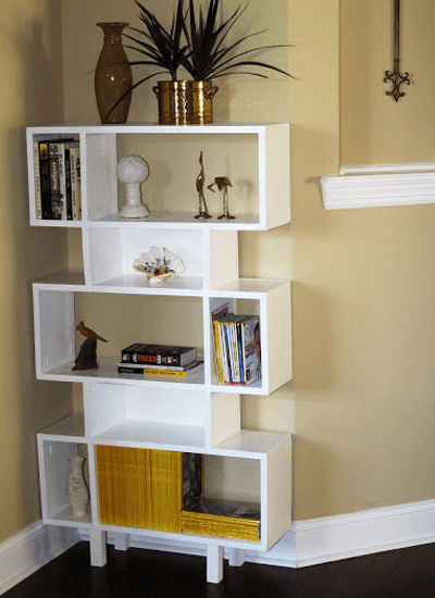 modern bookshelf plans