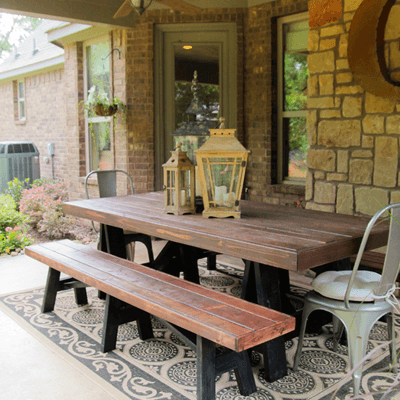 outdoor bench plans