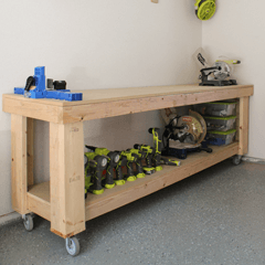garage workbench plans