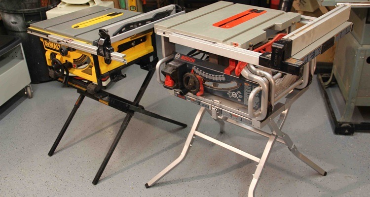 Portable table saws