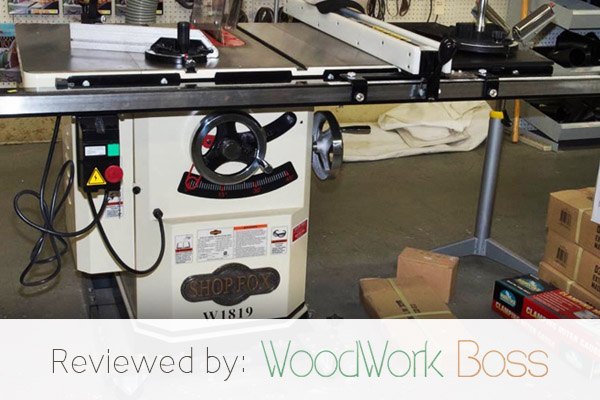 Shop Fox W1819 Review