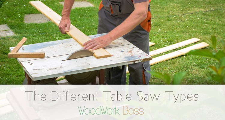 The Different Table Saw Types