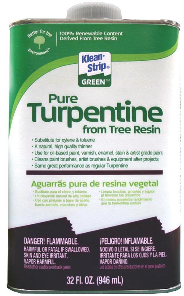 Klean-Strip Green QKGT75004 Turpentine, 1-Quart