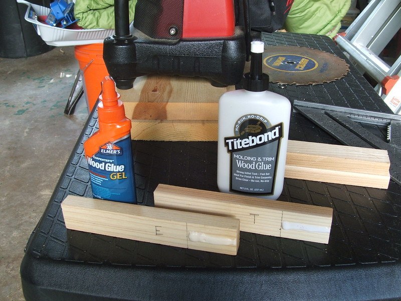 wood works using wood glue