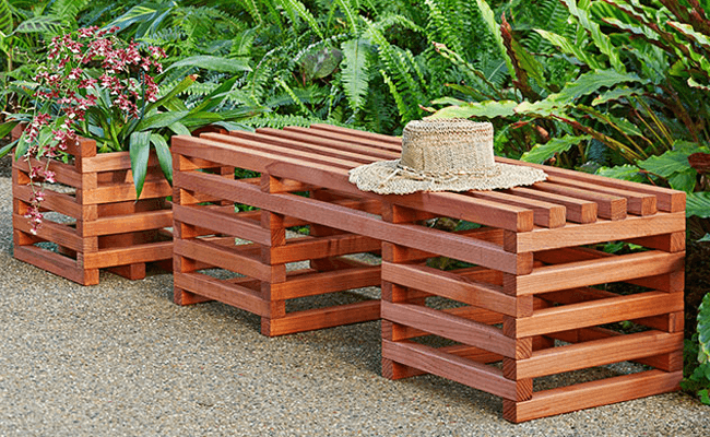 outdoor bench