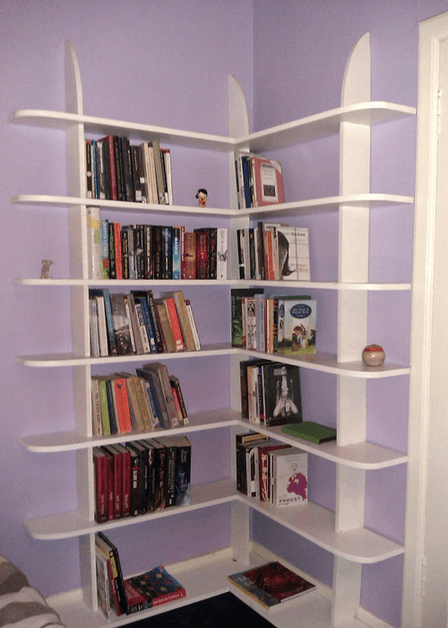 corner shelf plans