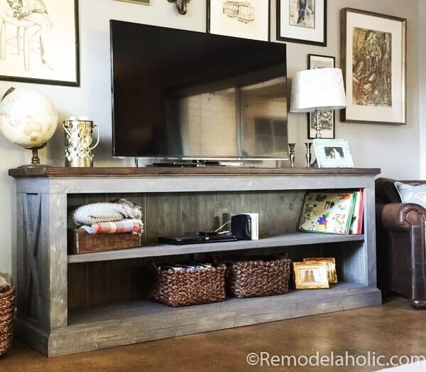 21 Affordable DIY TV Stand Ideas You Can Build In a Weekend